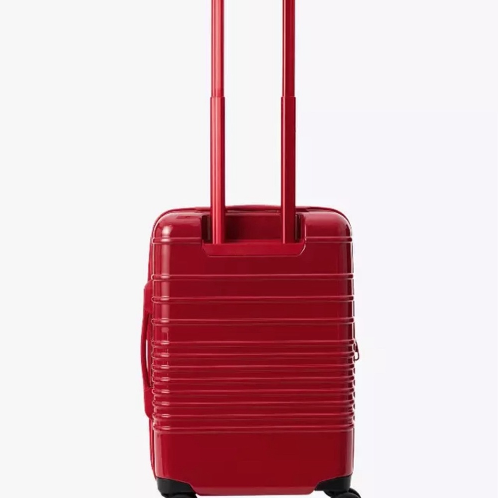 BEIS RED Lonely Ghost "Text me when you land" carry on and mini weekender NEW